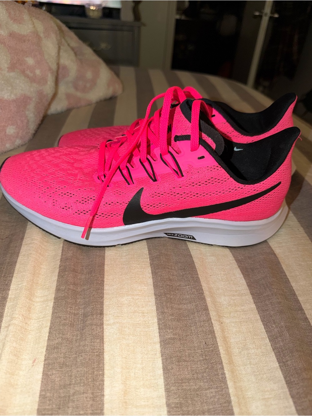 Nike Women’s Pink and Black Running Sneakers